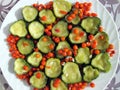 Marinated cucumbers