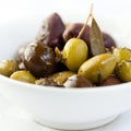 Marinated Greek Olives Royalty Free Stock Photo