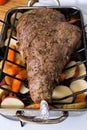 Marinated Leg Of Lamb Royalty Free Stock Photo