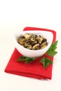 Marinated Mussels with italian parsley