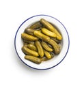 Marinated pickles. Canned cucumbers