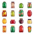 Marinated Pickles Jars Collection