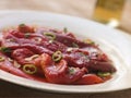 Marinated Roasted Capsicum with Garlic and Chili