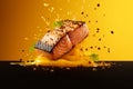 Marinated Salmon with Passion Fruit Sauce