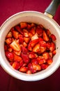 Marinated strawberries Royalty Free Stock Photo