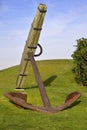 Marine anchor at Les Sables d`Olonne in France