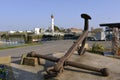 Marine anchor at Ouistreham in France