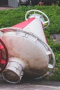 Marine buoy on the pier. Royalty Free Stock Photo