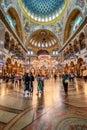 Marine Cathedral of St. Nicholas in Kronstadt. The interior of the temple. The main Cathedral of the Russian Navy. Saint Royalty Free Stock Photo