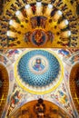 Marine Cathedral of St. Nicholas in Kronstadt. The interior of the temple. The main Cathedral of the Russian Navy. Saint Royalty Free Stock Photo