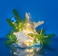 Marine Christmas Decoration with Fairy Lights