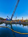 Marine Construction Crane, Sydney Harbour, Australia