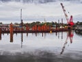 Marine Construction Project, Blackwattle Bay, Sydney Harbour, Australia