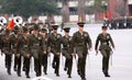 Marine Corps Drill Instructors Marching