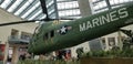 A Marine Corps Sikorsky UH-34D display at the National Marine Corps Museum