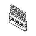 marine corrosion testing isometric icon vector illustration