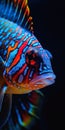 Marine Dreamscape: A Colorful Close-Up of Fish, Plants, and Animal Lamps