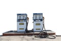 Marine Gas Pumps on white background