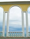 Marine gate, balustrade Royalty Free Stock Photo