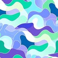 Marine geometric abstraction illustration background. Sea abstraction pattern.