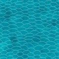 Marine grunge seamless pattern