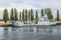 Marine harbor in Swinemuende, Polan