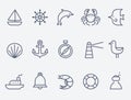 Marine icons