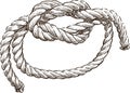 Marine knot Royalty Free Stock Photo