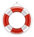 Marine lifebuoy water safety stock vector illustration