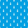 Marine lighthouse pattern vector seamless blue