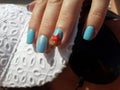 Sea star manicure