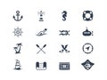 Marine and nautical icons