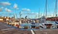 Marine port Vell in Barcelona, Spain. Luxury