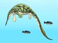 Marine Reptile Hupehsuchus