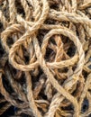 Marine rope background in Venice Royalty Free Stock Photo