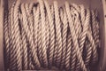 Marine Rope Closeup