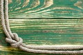 Marine rope knotted Royalty Free Stock Photo