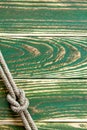 Marine rope knotted Royalty Free Stock Photo