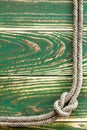 Marine rope knotted Royalty Free Stock Photo