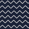 Marine rope line seamless pattern