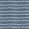 Marine rope line seamless pattern