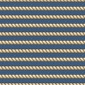 Marine ropes striped seamless background Royalty Free Stock Photo