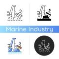 Marine salvage icon