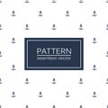 Marine seamless minimalistic pattern. Anchors background.