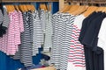 Marine shop specializing in the sale of sailor clothing with a carrier full of mariners