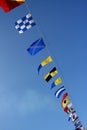 Marine signal flags Royalty Free Stock Photo