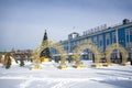 Marine Station. City of Murmansk. Russia March 2023