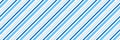 Marine style diagonal stripes pattern. Sailor, nautical blue and white lines background Royalty Free Stock Photo