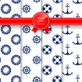 Marine Summer Seamless Pattern