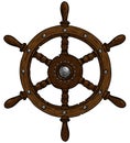 Marine theme, steering wheel